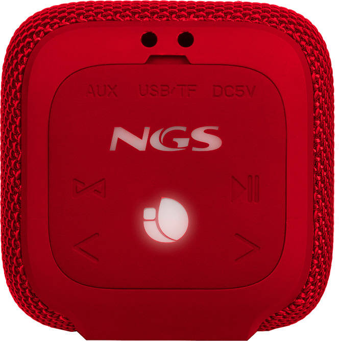 Mini Altavoz NGS Rollercoater RED (Rojo - 10 W - Autonomia: 8 h)