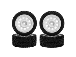 Neumáticos Para Coche Rc 1/16 Sg 1603 Sg 1604 Dimensiones 50x22mm Hex 9mm