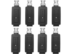Par De Transmisores Balun De Vídeo Activo Coaxiales Bnc Rj45 Utp Cat5 Para Cámaras Cctv (8 Unidades)