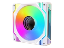 Ventilador F12 Aura Evo W1 Aura Evo Mirror Argb PWM, 120 mm, blanco 1stcool