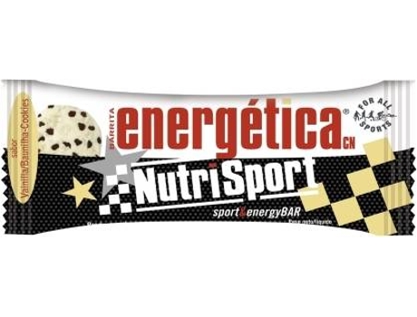 Nutrisport 24 Unidades Vainilla y Galletas Energia Barras Caja