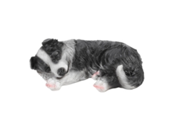 Estatua de perro Border Collie de resina sintética para jardín exterior