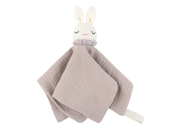 Babero chupete para bebé, babero calmante, manta de seguridad con colgante de conejo para niños y niñas, bufanda multifuncional.