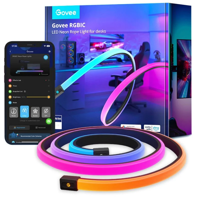 Tira de Led Govee H61C3 Rope Lights For Desks Non Rgb 3M N/A