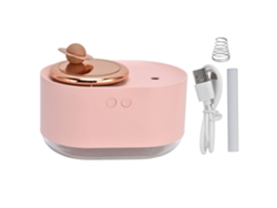 Humidificador planetario giratorio 2 en 1 con USB, carga inalámbrica y modo silencioso para el hogar, 1200 mAh