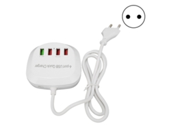 Cargador USB Mali con 4 puertos, 36 W, QC3.0, carga rápida para teléfonos móviles y tabletas, enchufe británico 110-240 V.