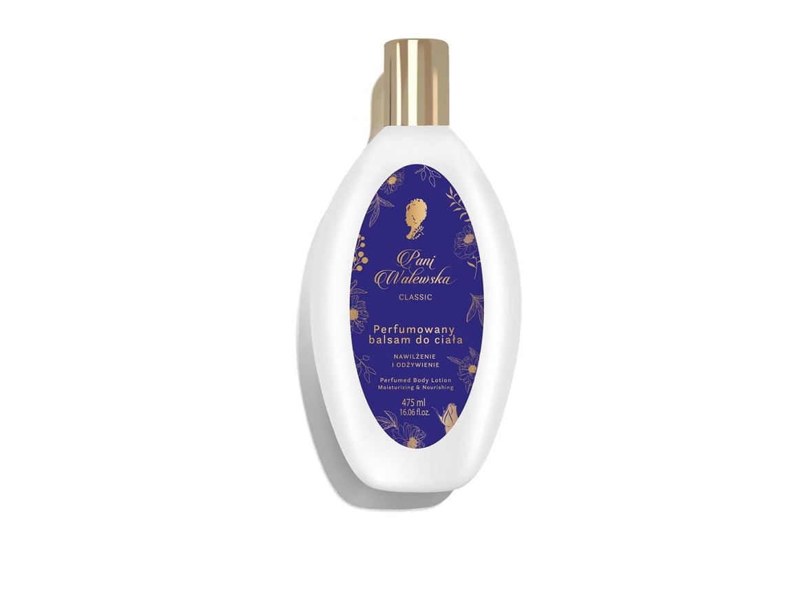 Loción corporal nutritiva e hidratante con aroma clásico, 475 ml, Pani Walewska