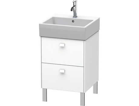 Mueble bajo lavabo DURAVIT Brioso de 48,4 x 45,9 cm 2 extraíbles incl. hueco para sifón y delantal para lavabo Vero Air 235050