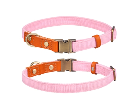 Collares De Perro Para Perros Pequeños Collares De Perro Duraderos Ajustables Con Hebilla De Metal Grabada ELKUAIE