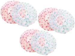 Juego de 6 bolas de baño, talla única, elásticas, para mujeres y niñas, ideales para el baño y Gokoco