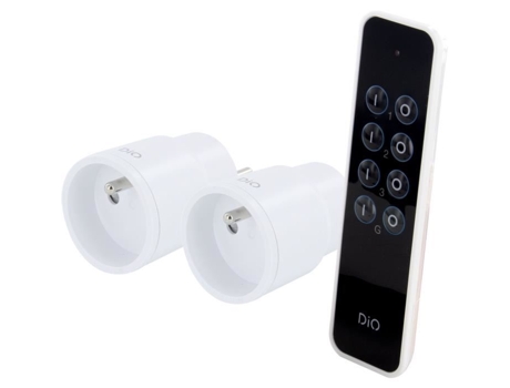 CHACON Kit 2 nano soquetes e controle remoto -DiO (2300W, FR)