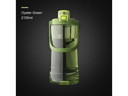 Botella De Agua Deportiva Portátil De 2100 Ml, Gran Capacidad, A Prueba De Fugas. Rosewell