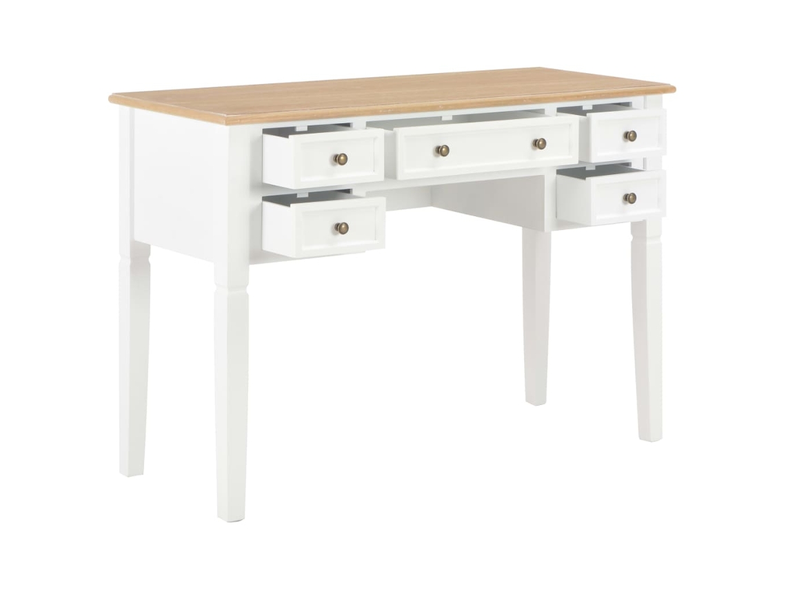 Escritorio 109,5x45x77,5 cm Madera Blanco Wsd486324 Lovely Home