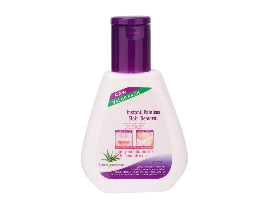 Crema Depilatoria Painless Para Rostro Con Aloe Profesional Essencia De Depilación Facial 125g