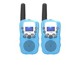 Transceptor De Radio Walkie-talkie Infantil Con Intercomunicador De Juguete Lcd (2 Piezas)