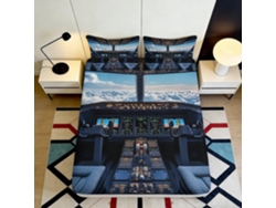 Microfibra Estampado Microfibra Diseño Almohada Juego Color 200x25cm