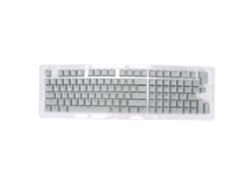 117 Teclas Oem Moldeadas Por Inyección, Abs Mate Bicolor Para Teclados De 61 A 87 Teclas, Gris Claro Y Negro.