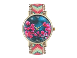 Elegante Reloj De Pulsera Unisex De Cuarzo Con Correa De Lana - Regalo Informal (08)