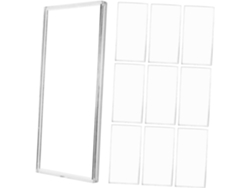 Juego De 10 Portamonedas Conmemorativos Transparentes, Caja Compacta Para Guardar Billetes.