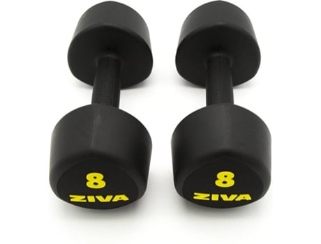 Mancuernas ZIVA Classic Studio Negro (16,5 kg)
