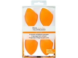 Esponjas de Maquillaje REAL TECHNIQUES Oferta 4 x Miracle Complexion Esponjas