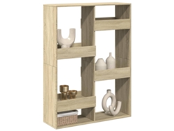 Biombo Divisor | Biombo Separador | Separador De Ambientes Madera Roble Sonoma 100x33x135 Cm