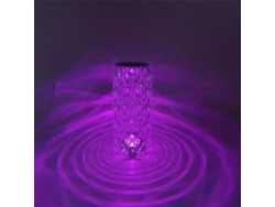 Lámpara De Mesa Con 16 Efectos Rgb, Control Táctil, Luz Nocturna Decorativa De Acrílico Para Dormitorio O Sala De Estar.