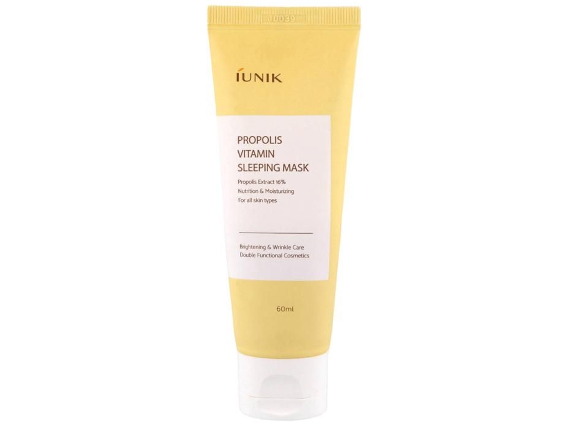 Mascarilla de noche con vitaminas y propóleo 60 ml Iunik