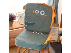 Silla de comedor Chrui con asiento elevador antideslizante y extraíble, 510 cm (alfombra de cocodrilo)