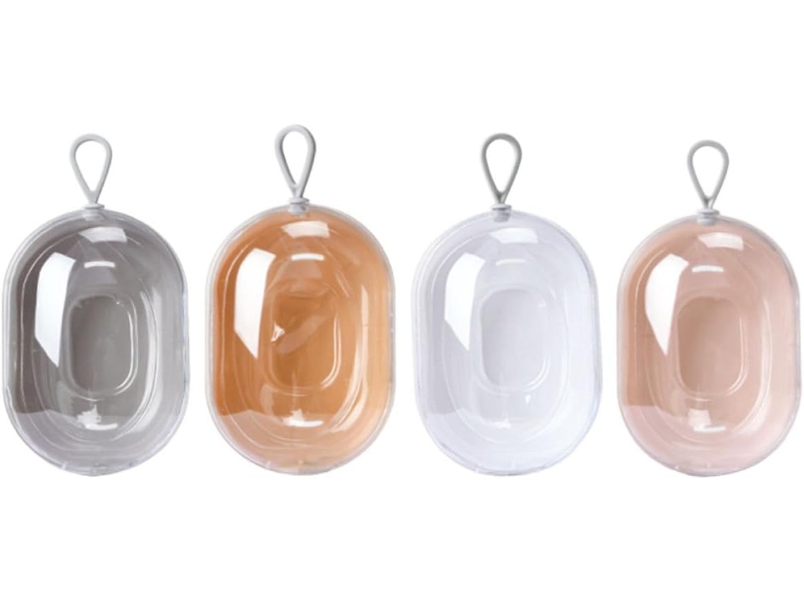 Juego De 4 Piezas De Elegantes Soportes Para Esponjas De Maquillaje