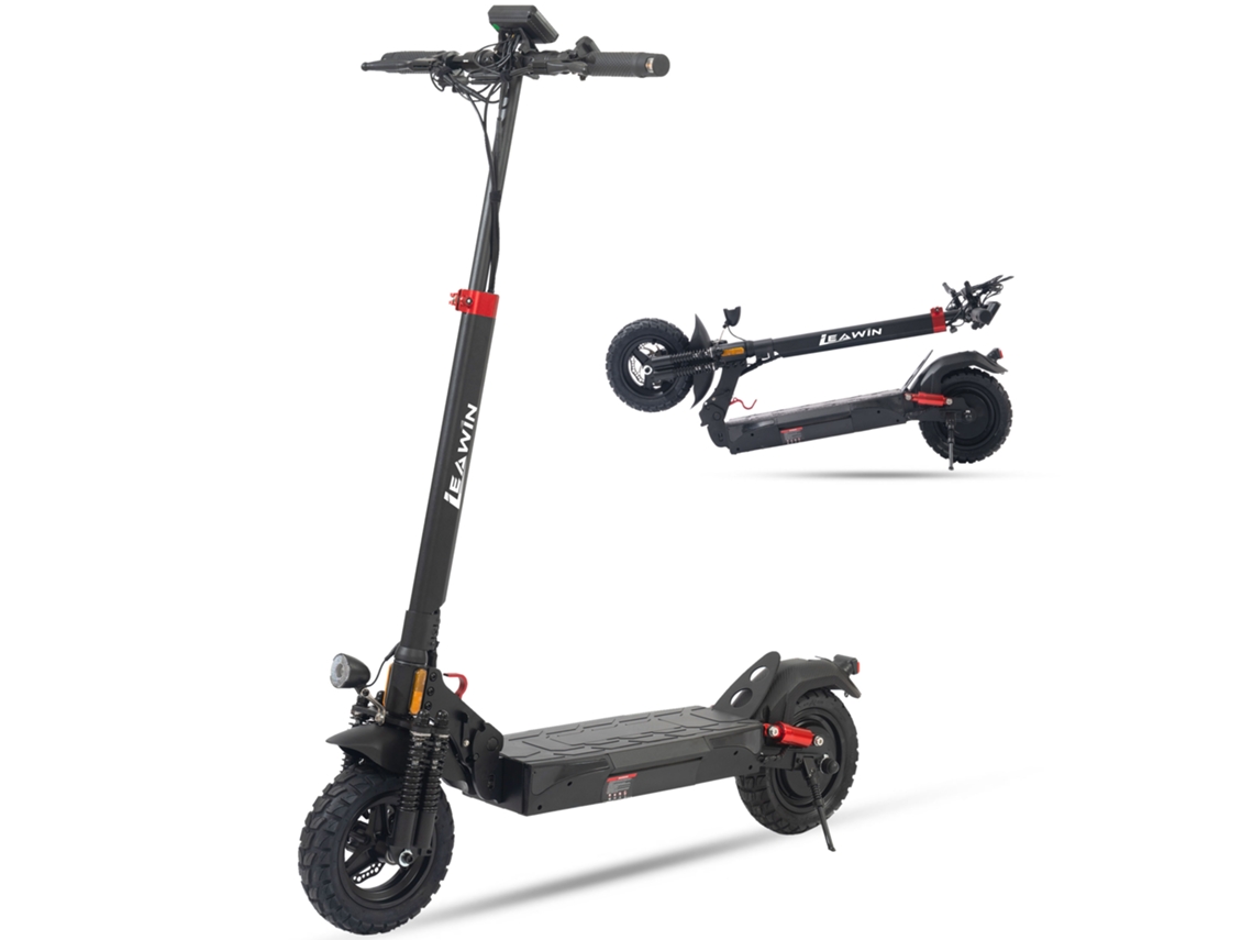Patinete Eléctrico Plegable Abe De 10 Pulgadas, Autonomía De 60 Km, 500 W, Velocidad De 20 Km/h, Led