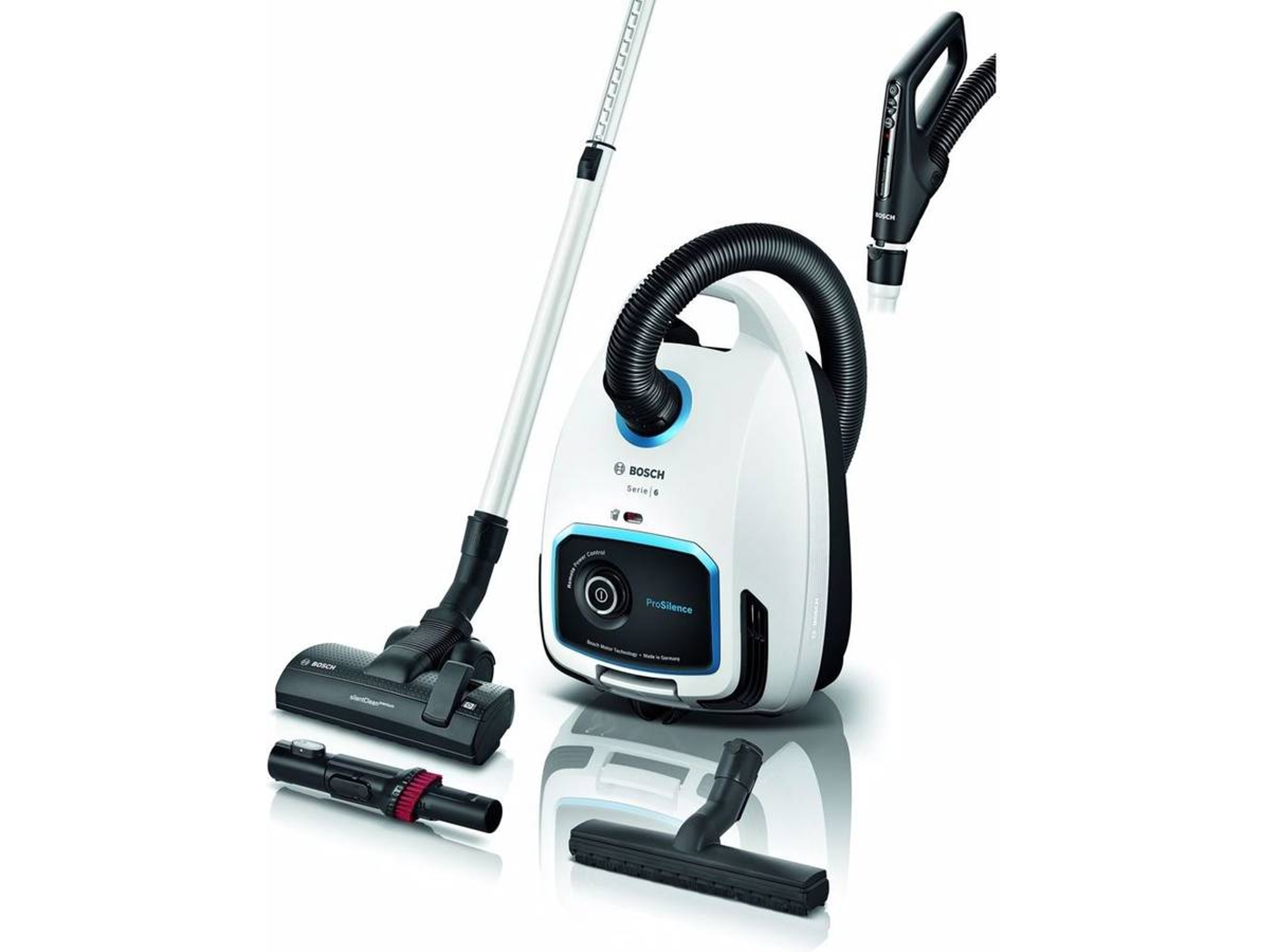 Aspirador con Bolsa BOSCH BGB6SIL1 Prosilence Serie 6