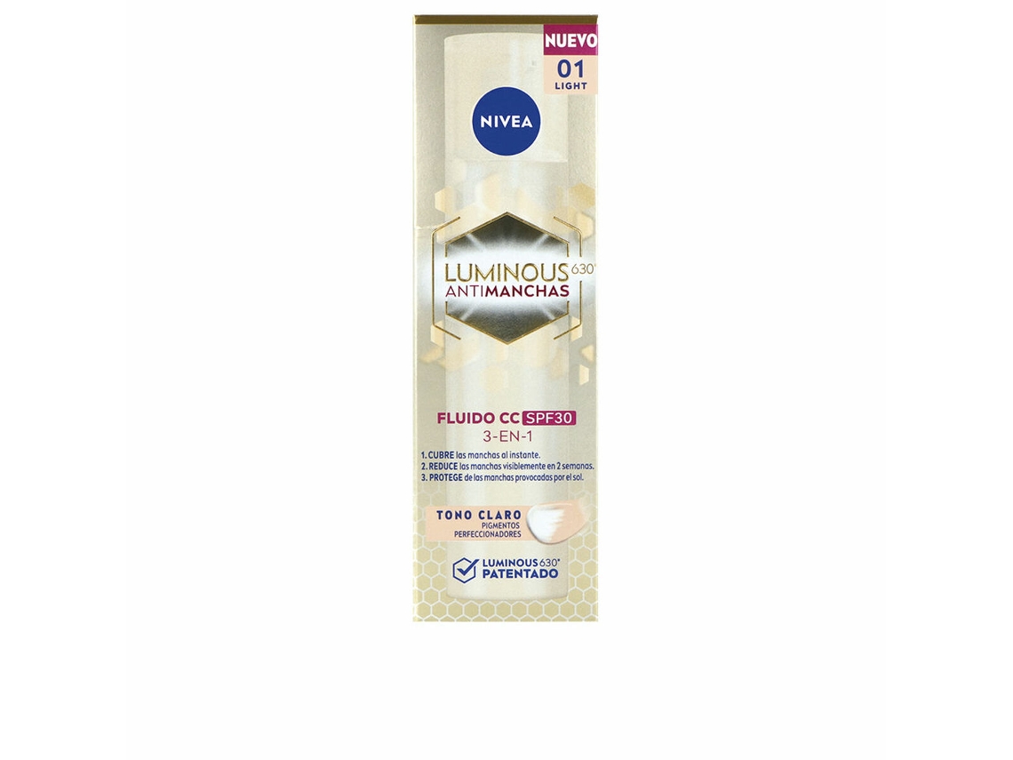 Crema CC Luminosa Nivea 630º (40 ml FPS 30)