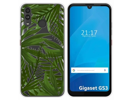 Carcasa Gigaset GS3 TUMUNDOSMARTPHONE Dibujos Transparente Multicolor