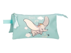 Disney Estuche Escolar Dumbo Fly Poliéster Azul Claro