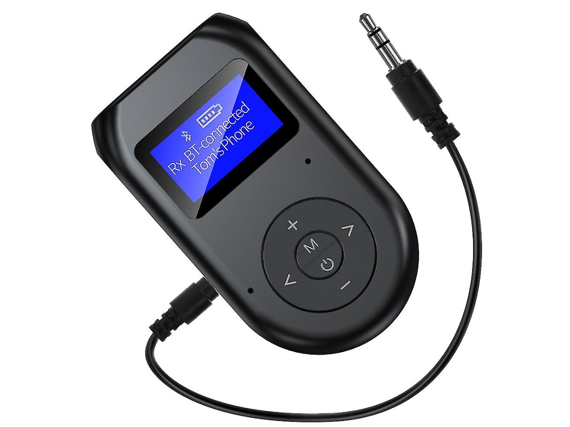 Transmisor y receptor auxiliar Bluetooth 2 en 1, adaptador USB Bluetooth con pantalla LCD AZ19850 Rosewell
