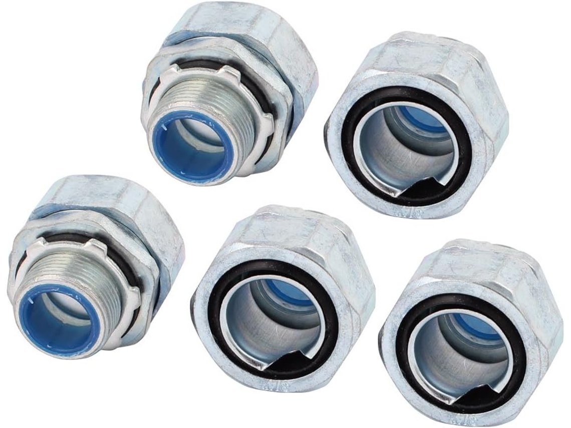 5 Adaptadores Rectos Para Manguera De 3/4" De Diámetro Exterior X Pg16 Macho