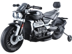 Moto Eléctrica Para Niños - Triumph Rocket 3gt 12v - 2 A 5 Años - Negro