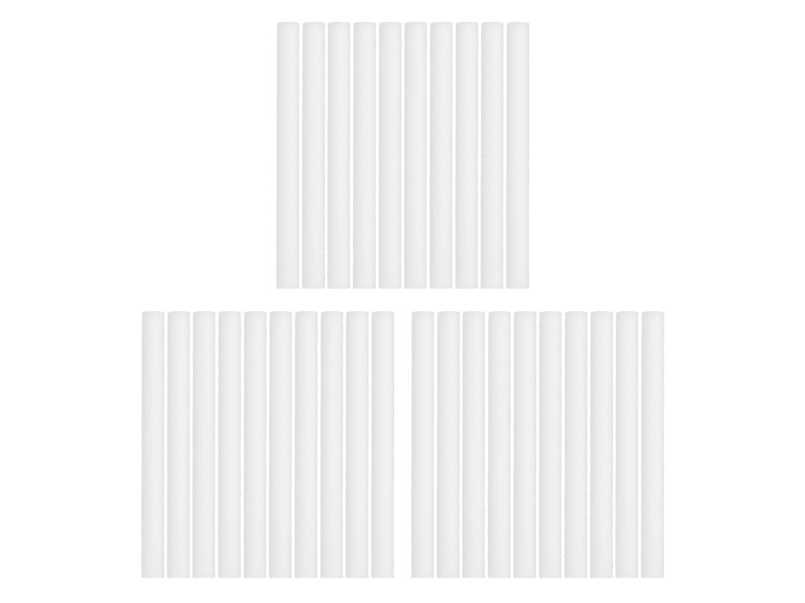 30 filtros de hisopos de algodón para humidificador, nebulizador y difusor de aromas (8x100 mm)