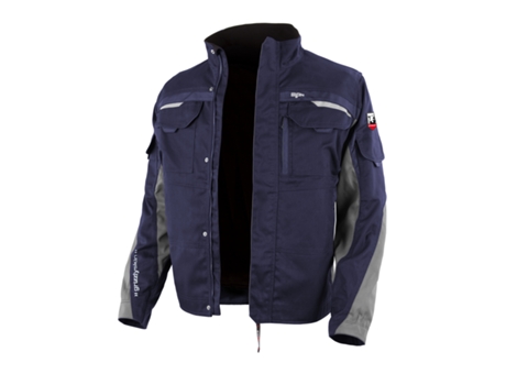 Abrigo de Trabajo QUALITEX WORKWEAR Iron Tejido Mixto (Azul y Gris - Tam: 3XL (62/64))