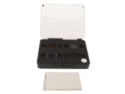 Kit Filtros Nd16 Cpl Uv Para Osmo Pocket 3 Drone Lente Magnética Reduz Reflexos 3 Peças