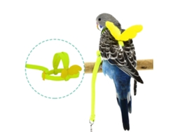Arnés y collar ajustables para pájaros pequeños, entrenamiento de vuelo al aire libre