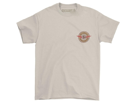 Camiseta ROCKINSTONE Fabulosa playera con el logotipo de las alas clásicas de los Thunderbirds (XL)