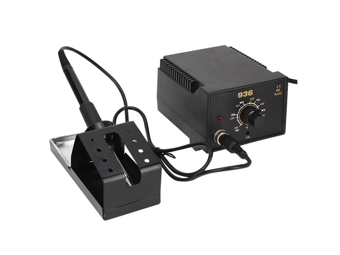 Estación de soldadura con soldador eléctrico termostático para reparación SMD.
