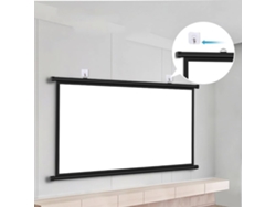 Pantalla de proyección portátil de 30 pulgadas con formato 16:9 para uso doméstico y en exteriores.