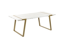 Mesa de comedor BELIANI Martynika de MDF Blanco 90x200x76