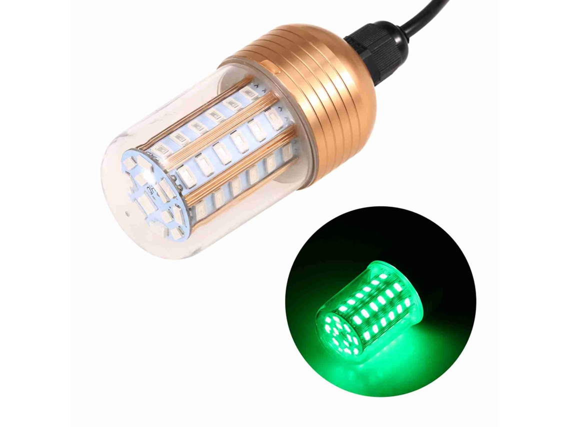 Danu26-luz De Pesca Submarina 30w 60 Leds Luz Verde Alta Potencia Para Pesca Nocturna Atrae Peces 12v