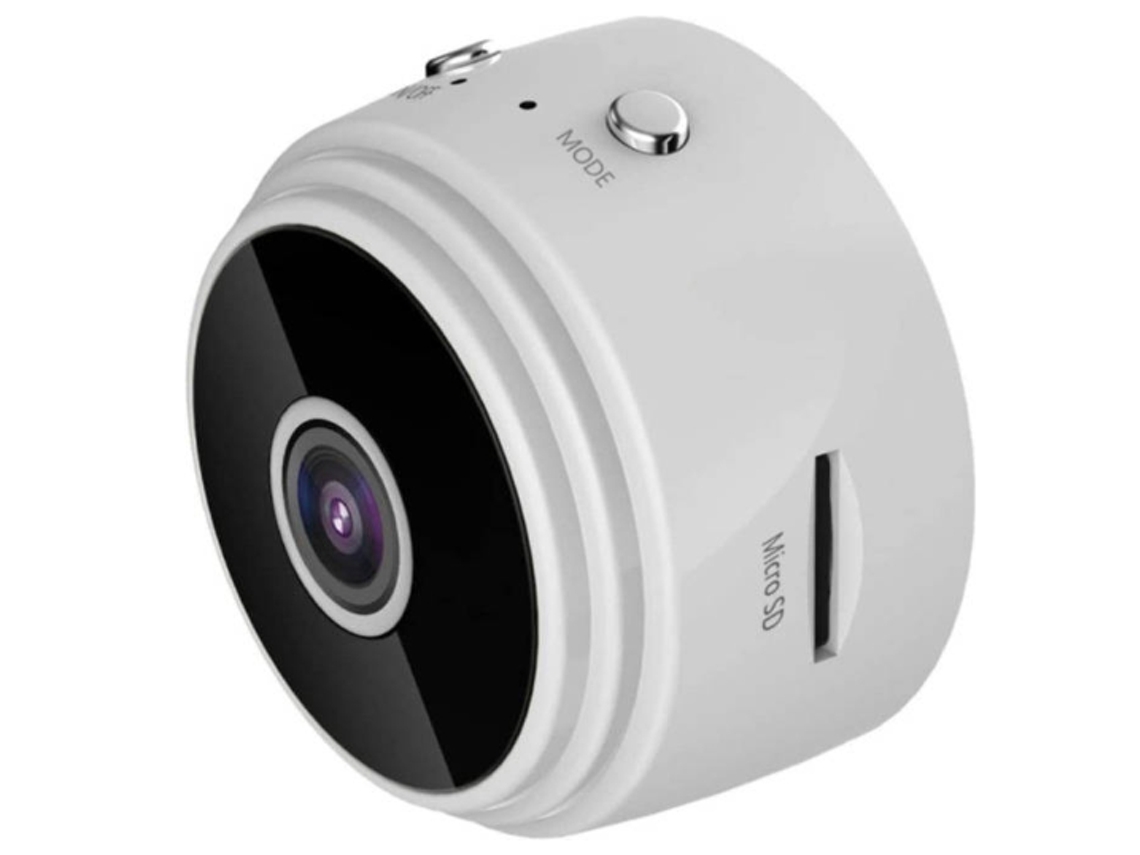 Cámara DVR oculta Bestvite HD 1080P WiFi con visión nocturna (blanca)