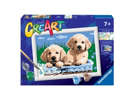 Ravensburger Pintar por Números Cachorros Labradores