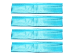 Ymsl 4pcs Funda De Ahorcador Rc Poliéster Impermeable Y Transpirable Para Coches Rc 1/8 Azul Hxl